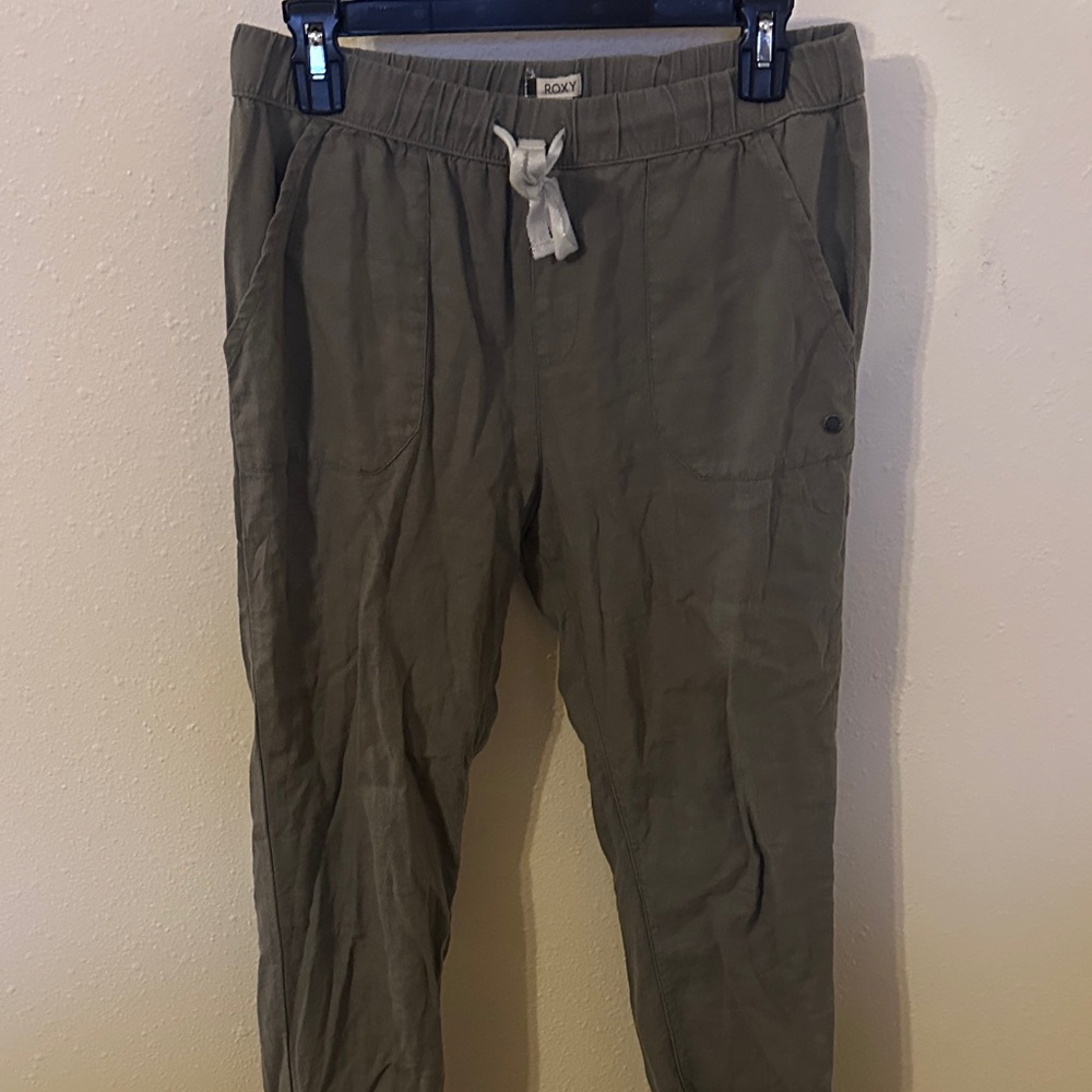 Roxy Olive Green Jogger Pants